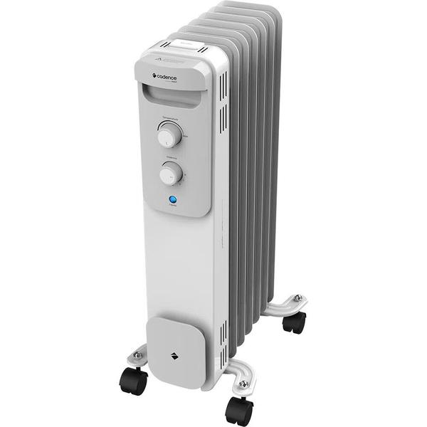 Aquecedor a Óleo Cadence 1500W 15m² Branco 110V, AQC260 Aquecedor a Óleo Cadence 1500W 15m² Branco 110V, AQC260