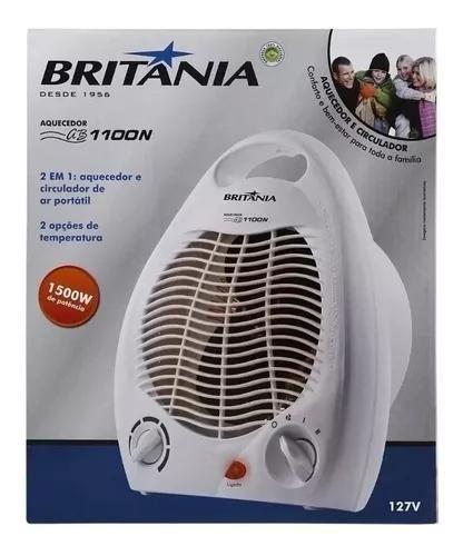 Imagem de Aquecedor AB1100N 1500w branco Britânia 127V