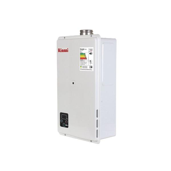 Imagem de Aquecedor de Agua a Gás Eletrônico 27L E27 Rinnai GLP Branco