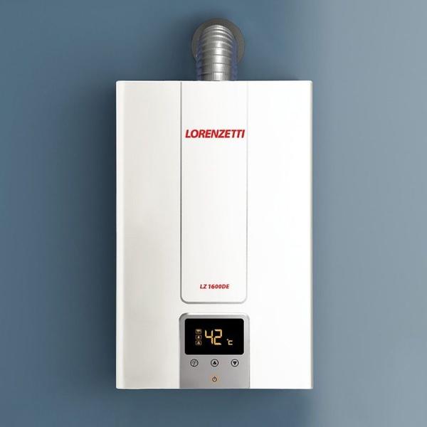 Imagem de Aquecedor De Água A Gás Glp LZ1600DE Branco 15l/m Lorenzetti