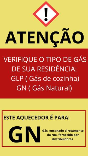 Imagem de Aquecedor De Água a Gás Inova IN150D 15 Litros GÁS GN+ Kit Ligação De 1/2 40Cm