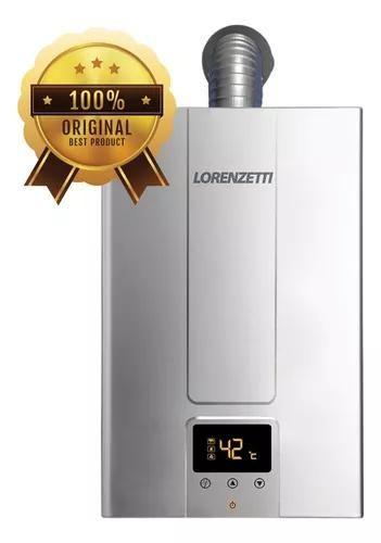 Imagem de Aquecedor De Água A Gás Lorenzetti 15 Litros LZ1600DE-I Inox - GÁS GLP