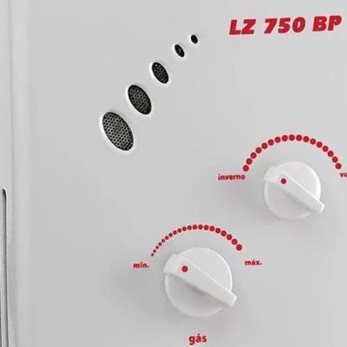 Imagem de Aquecedor De Água A Gás - Lorenzetti Lz750bp Glp Vazão 7,0l Cor Branco