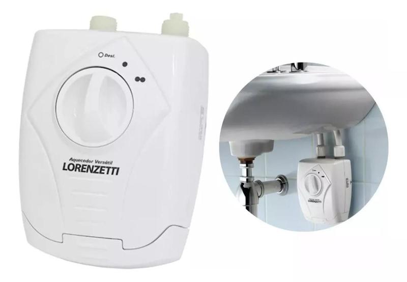 Imagem de Aquecedor de Agua Versátil Branco 3 Temperaturas 127v Lorenzetti 5500W