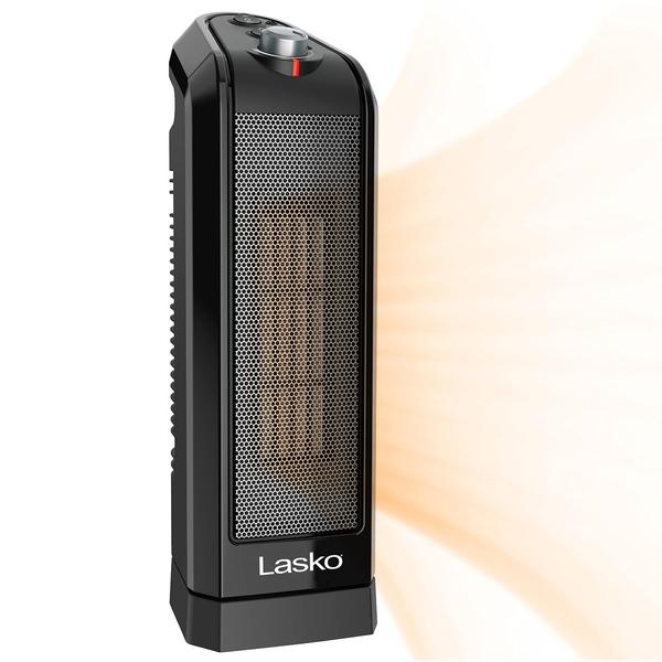 Aquecedor de ambiente Lasko Oscillating Ceramic 1500W 150m² Preto Imagem de Aquecedor de ambiente Lasko Oscillating Ceramic 1500W 150m² Preto