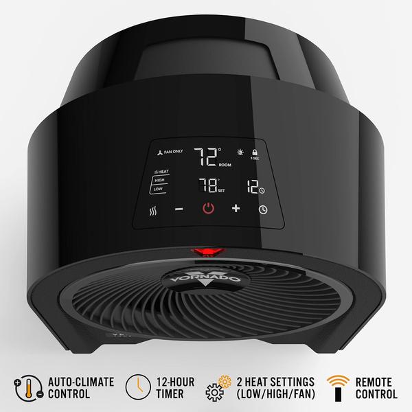 Imagem de Aquecedor de ambiente Vornado Velocity 5R para sala inteira com controle remoto