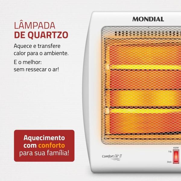 Imagem de Aquecedor De Ambientes 900 Watts A Quar - Mondial (220V)