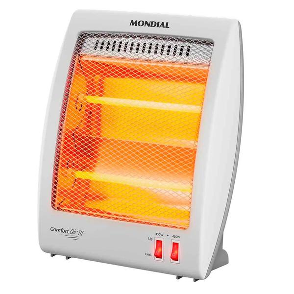 Imagem de Aquecedor de Ambientes Halógeno a Quartzo Mondial A-16 Comfort Air III 900W