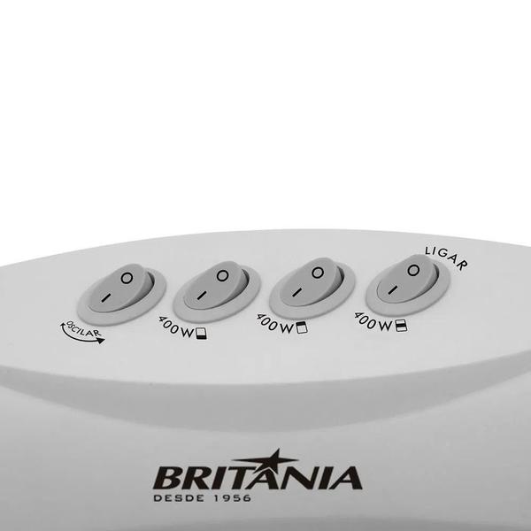 Imagem de Aquecedor De Ar Elétrico Portátil Oscilante Britânia 127v