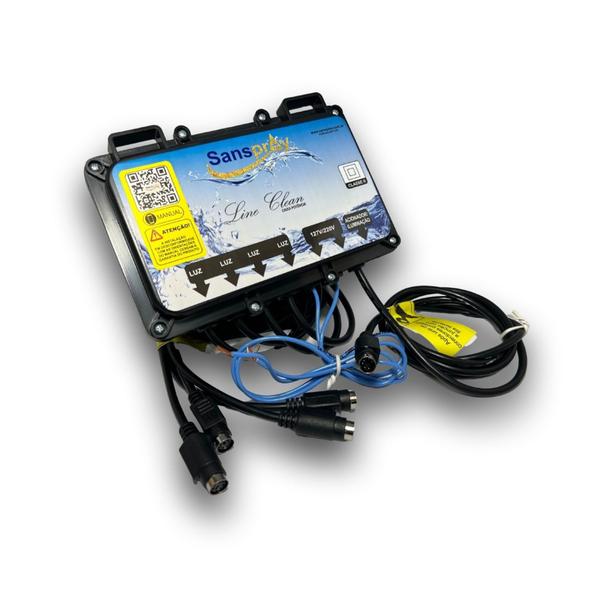 Aquecedor De Banheira C/ Cromoterapia 2 Spots Led 8000w 220v - Sanspray Imagem de Aquecedor De Banheira C/ Cromoterapia 2 Spots Led 8000w 220v