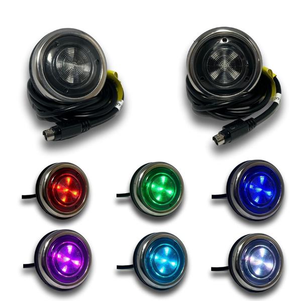 Aquecedor De Banheira C/ Cromoterapia 2 Spots Led 8000w 220v - Sanspray Imagem de Aquecedor De Banheira C/ Cromoterapia 2 Spots Led 8000w 220v