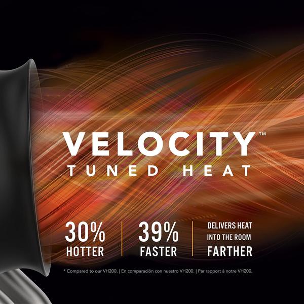 Imagem de Aquecedor de Espaço Vornado Velocity HD - Ventilador Preto para Garagem