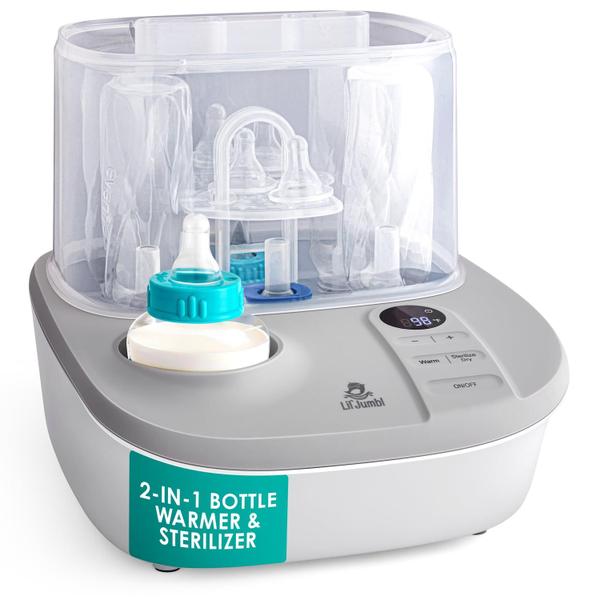 Aquecedor de mamadeiras e secador esterilizador Lil' Jumbl 2 em 1 Imagem de Aquecedor de mamadeiras e secador esterilizador Lil' Jumbl 2 em 1