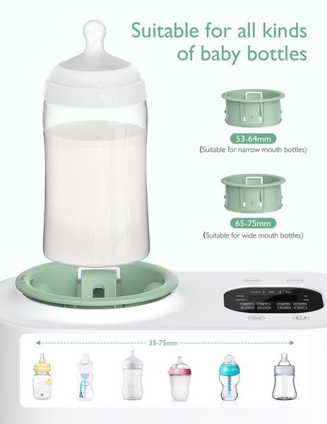 Imagem de Aquecedor de mamadeiras Momcozy Waterless com função de agitação