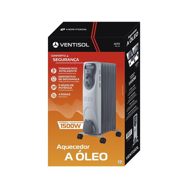 Imagem de Aquecedor Domestico Ventisol Oleo Premium 1500W/220V - AO-02