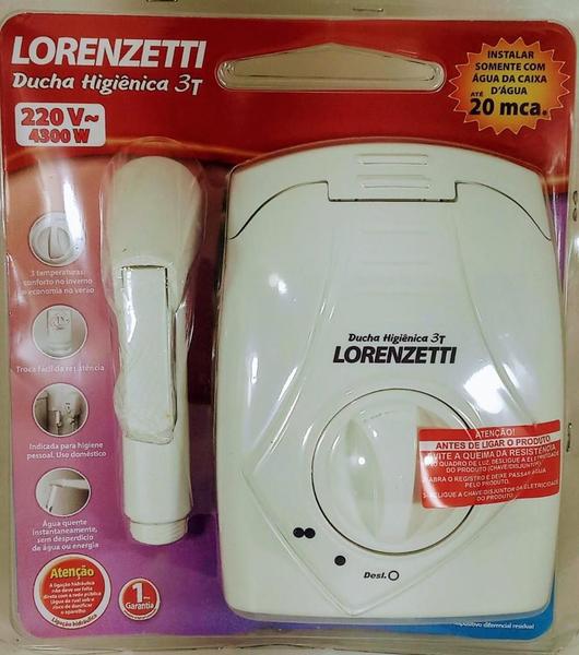 Imagem de Aquecedor Ducha Higiênica 3t 220v - Lorenzetti - Branco