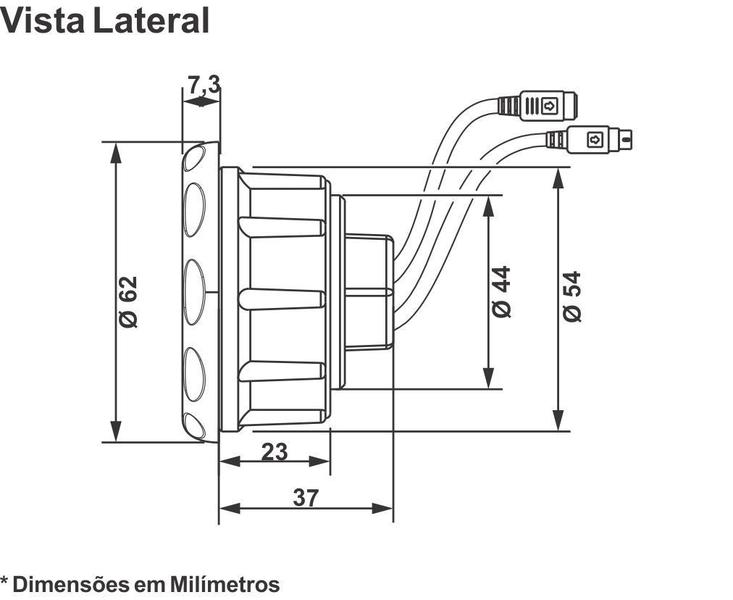 Imagem de Aquecedor e Iluminação p/ Banheira e Spa Sinapse Maxxi Cromo 5000W 2 Spots Cromados