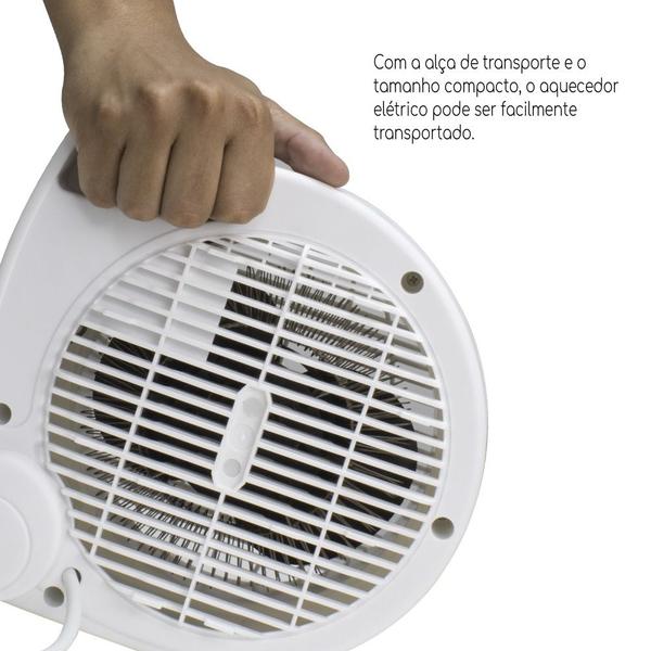 Imagem de Aquecedor Eletrico 220v Com Termostato 2000w Premium Potente