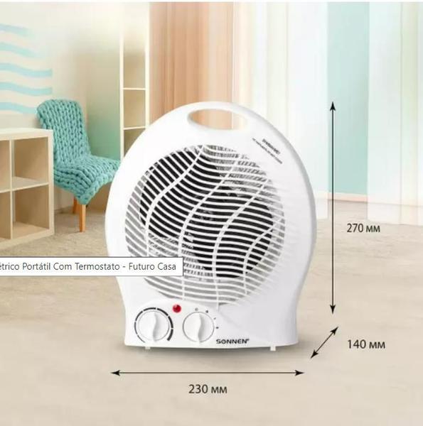 Imagem de Aquecedor Elétrico Com Alça Portátil