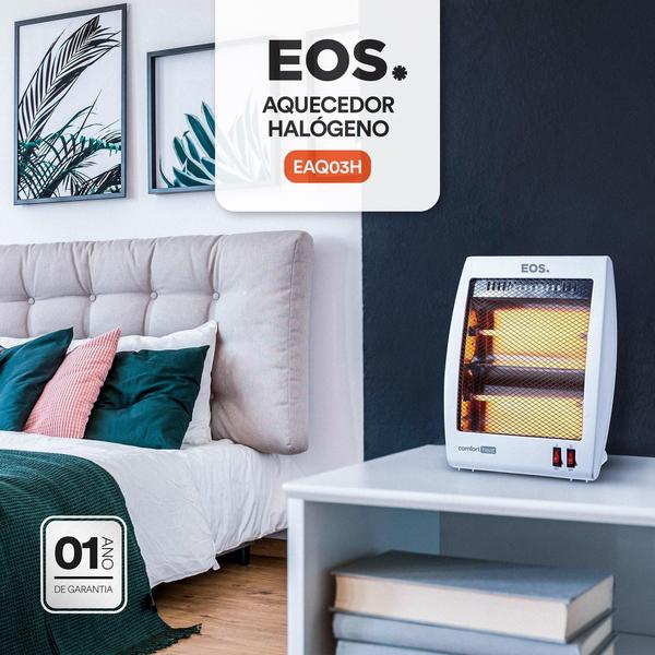 Imagem de Aquecedor Elétrico Halógeno EOS Comfort Heat 800W EAQ03H 220V