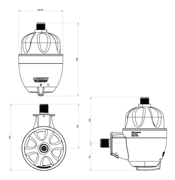 Imagem de Aquecedor Elétrico Lorenzetti Maxi Ultra 220v 550w