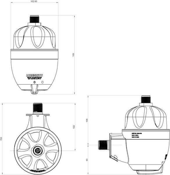 Imagem de Aquecedor Elétrico Maxi Aquecedor Ultra 5500W 220V Branco Lorenzetti