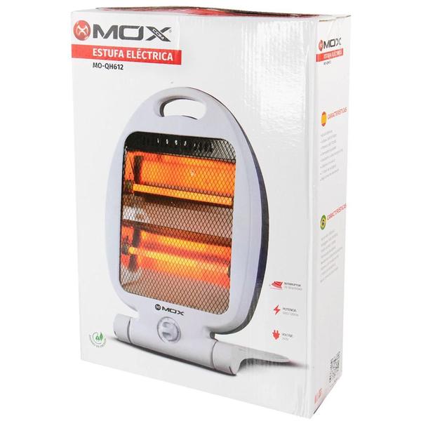 Imagem de Aquecedor Eletrico Mox MO-QH612 1200 W 220V - Branco