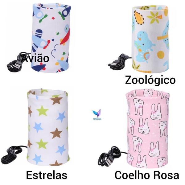 Imagem de Aquecedor Mamadeira Leite Bebe Passeio Usb Portátil 