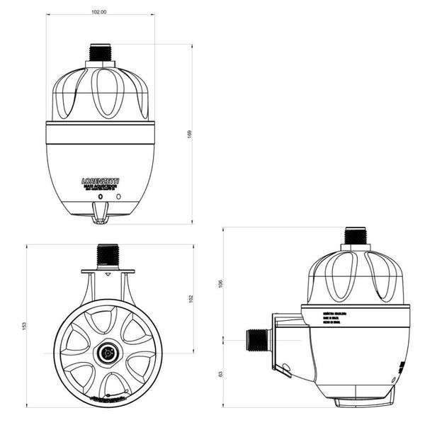 Imagem de Aquecedor maxi ultra 5500w 220v lorenzetti