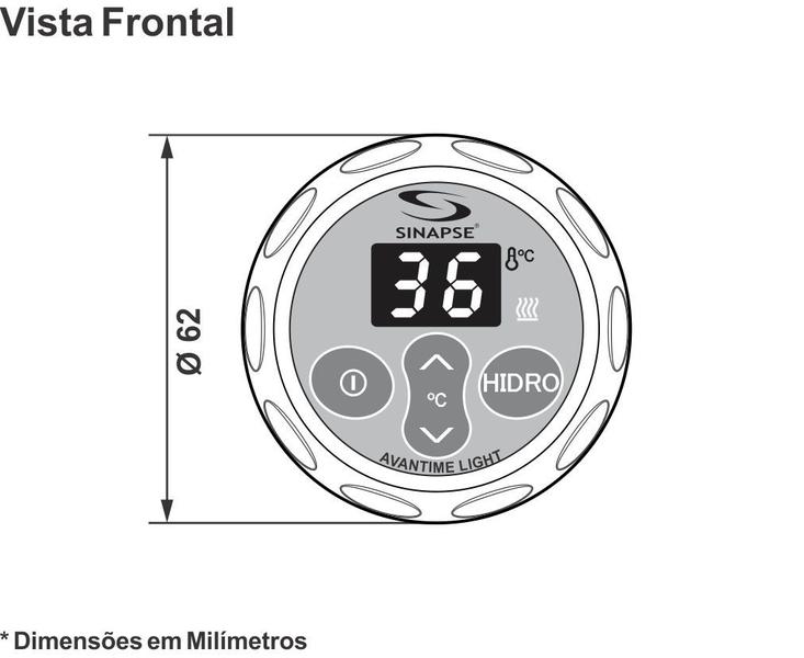 Imagem de Aquecedor para Banheira e Spa Sinapse Avantime Serial 8000W, 220V