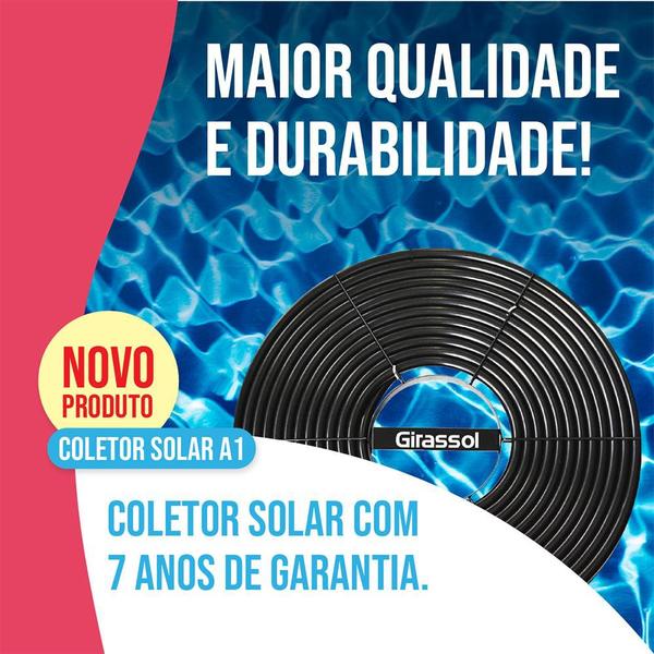 Imagem de Aquecedor Solar Piscinas Até 56.000l 14 Placas A1 - Girassol