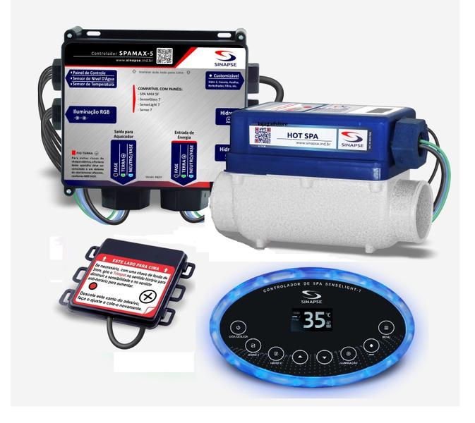 Imagem de Aquecedor Spa Max 5 Funcoes Controlador Spa Sinapse 127/220v