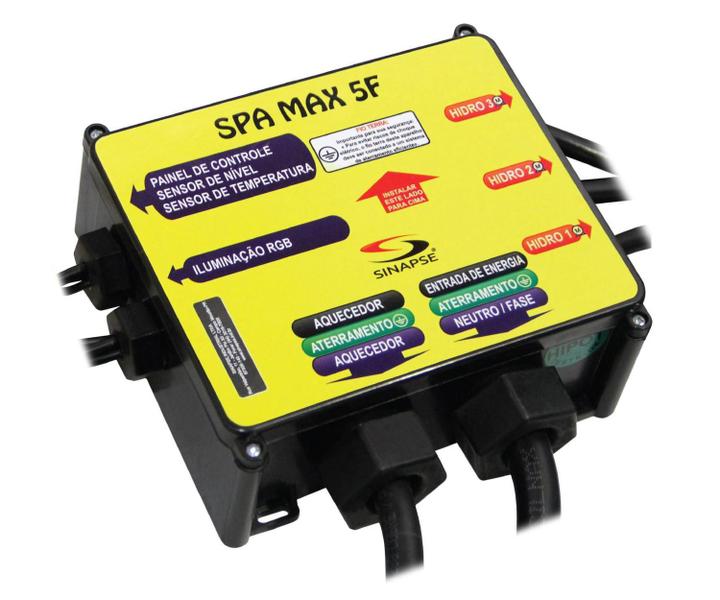 Imagem de Aquecedor Spa Max 5 Funcoes Controlador Spa Sinapse 8000w 220v
