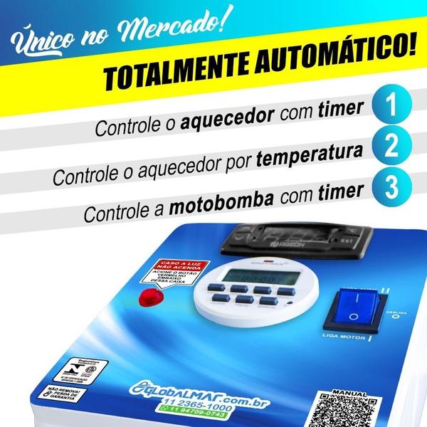 Imagem de Aquecedor Temporizado Auto Trifasico Com Painel Móvel