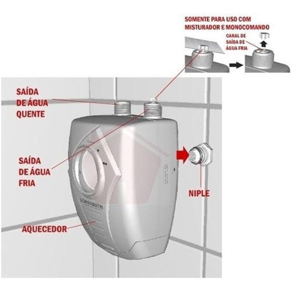 Imagem de Aquecedor Versatil Lorenzetti 3 Temperaturas 220V/5500W