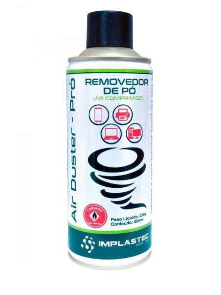 Imagem de Ar comprimido aerossol air duster pro 400ml 230g - implastec