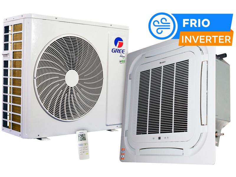 Imagem de Ar-condicionado Cassete 36.000 BTUs Gree Inverter Frio Inverter Compact G-Prime