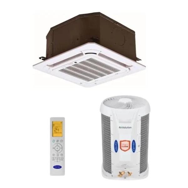 Ar Condicionado Cassete Carrier Inverter 1 Via 18000 Btus Quente e Frio 220v Imagem de Ar Condicionado Cassete Carrier Inverter 1 Via 18000 Btus Quente e Frio 220v