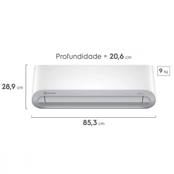 Imagem de Ar-Condicionado Electrolux Inverter 9.000 BTUs Color Adapt Quente e Frio JI09R/JE09R