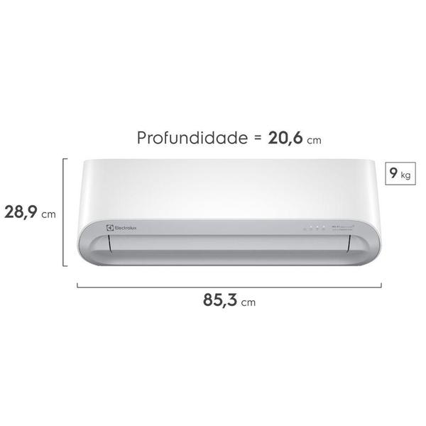 Imagem de Ar Condicionado Electrolux Split Inverter 9000 BTUs Frio 220V