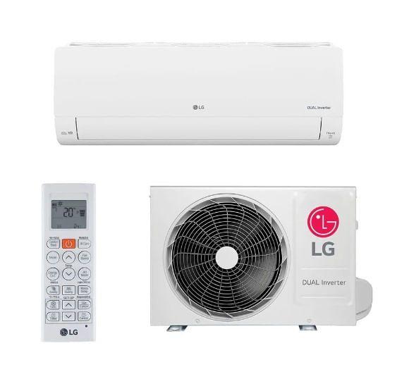 Imagem de Ar Condicionado Hi Wall LG Dual Inverter Voice AI 24.000 Btus Quente e Frio 220v R-32