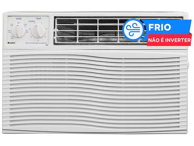 Imagem de Ar-condicionado Janela Gree 10.000 BTUs Frio GJC10BK-A6NMND2A