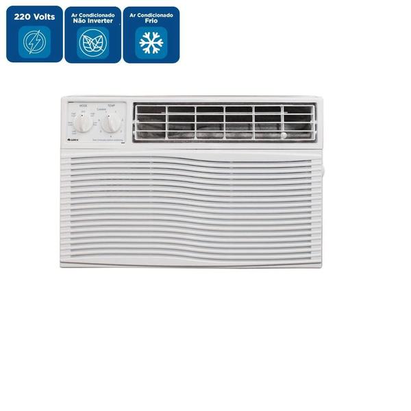 Imagem de Ar Condicionado Janela Gree 10000 BTU/h Frio R32 Mecânico GJC10BK-D6NMND2A  220 Volts