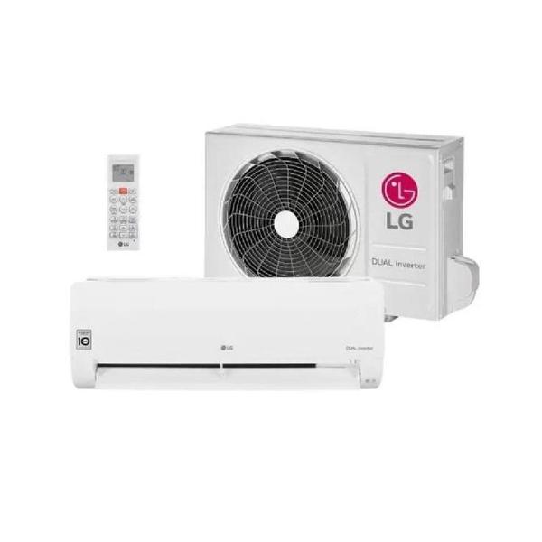 Imagem de Ar-Condicionado LG Dual Inverter Compact 9.000 Btus Frio Monofásico Branco S3-Q09AAQAL - 220V