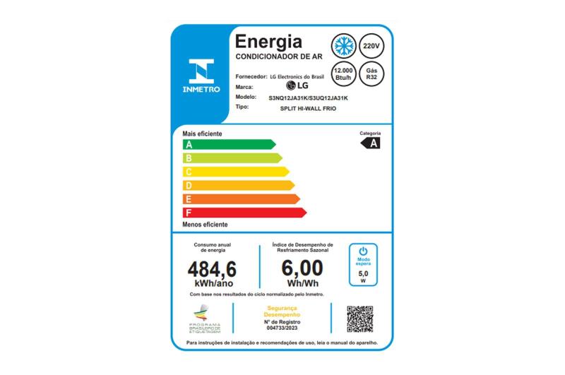 Imagem de Ar-Condicionado LG Dual Inverter Voice +AI 12.000 BTU Frio 220V