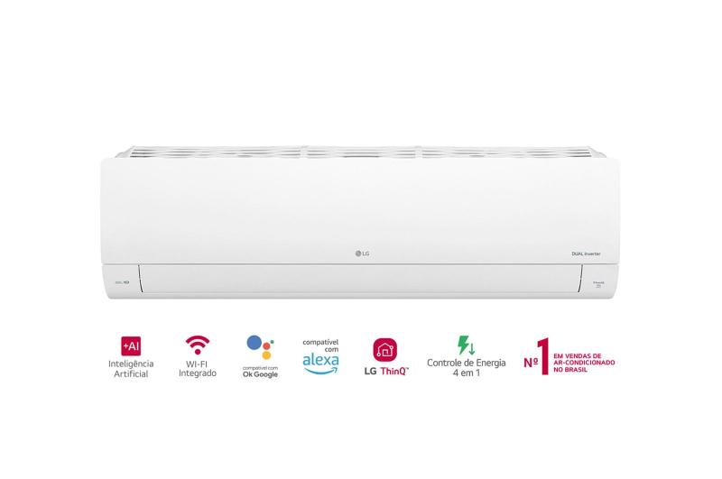 Imagem de Ar-Condicionado LG Dual Inverter Voice +AI 24.000 BTU Quente/Frio 220V