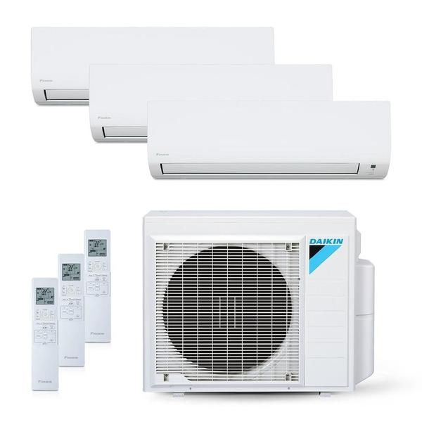 Ar-Condicionado Multi Split Inverter 24000 BTUs Daikin Quente e Frio (2 Evap. HW 9000 + 1 Evap. HW 12000) 220V Imagem de Ar-Condicionado Multi Split Inverter 24000 BTUs Daikin Quente e Frio (2 Evap. HW 9000 + 1 Evap. HW 12000) 220V