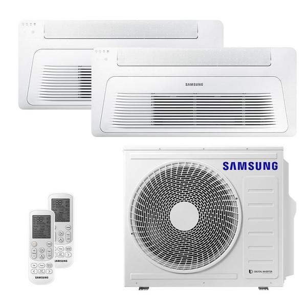 Imagem de Ar-Condicionado Multi Split Inverter 24000 BTUs Samsung  Quente e Frio (1 Evap. K7 1 VIA 12000 + 1 Evap. K7 1 VIA 18000) 220V