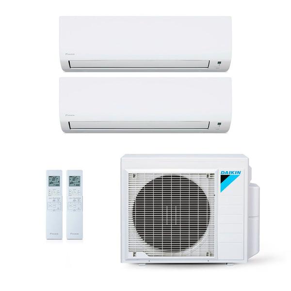 Imagem de Ar-Condicionado Multi Split Inverter Daikin 18.000 BTUs (1x Evap HW 12.000 + 1x Evap HW 18.000) Quente/Frio 220V