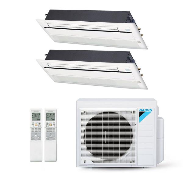 Imagem de Ar-Condicionado Multi Split Inverter Daikin 24.000 BTUs (2x Evap Cassete 1 Via 12.000) Quente/Frio 220V